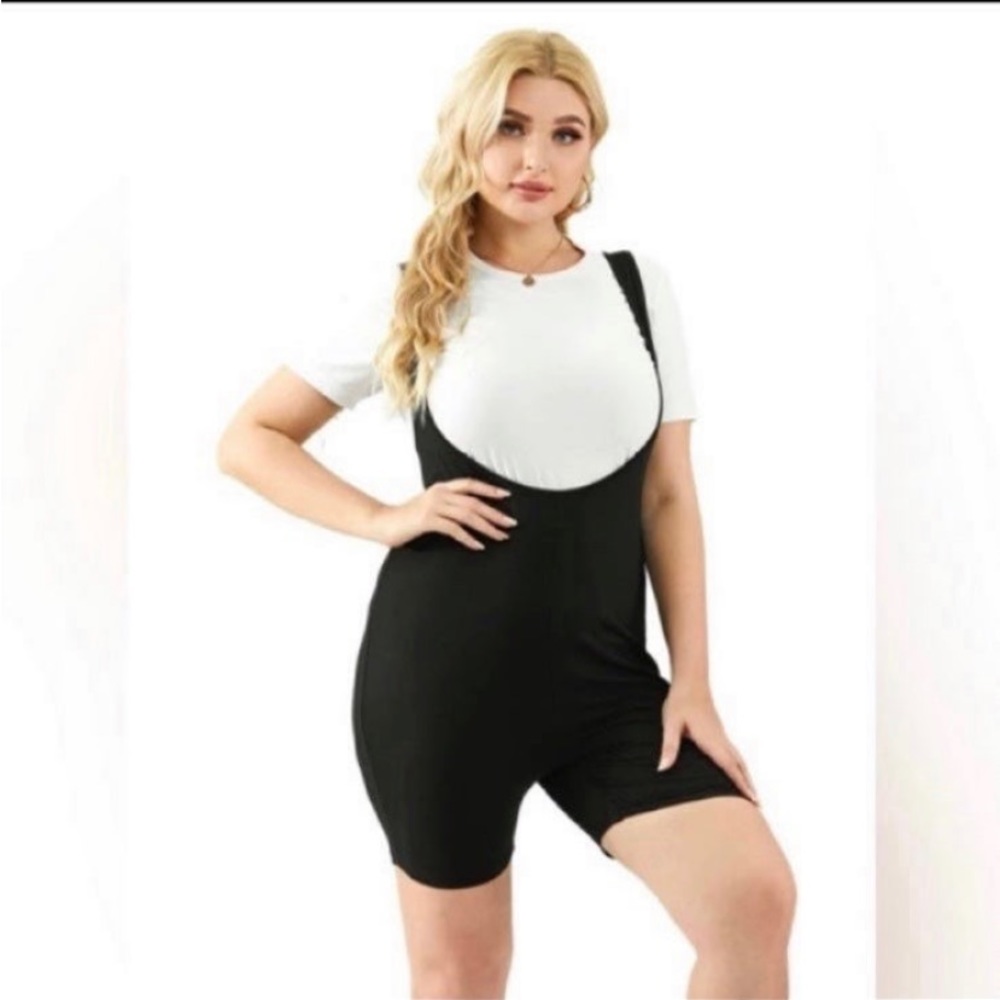 Black Backless Romper